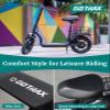Gotrax FLEX ULTRA Electric Scooter with Seat for Adult, 25 Miles Range &20Mph Power by 500W Motor, 14" Pneumatic Tire and Comfortable & Height Adujustable, Wider Deck & Carry Basket for Commuting view 3