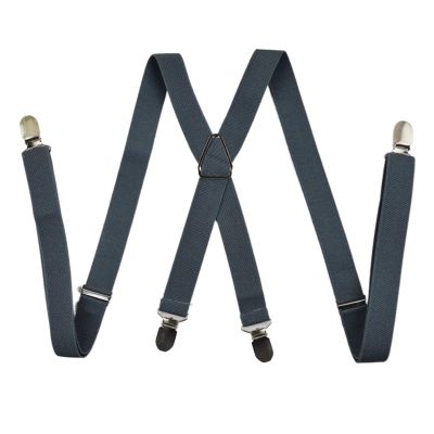 4 Clips Black Colored Men's Suspenders for Men 2.5cm Women's Pants X with Adjustable Elastic Trouser Braces Straps (Color : G1, Size : 2.5 * 100cm)