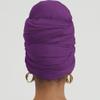 corciova Byzantium Purple Long Soft Head Wrap Turban Headband for Black Women Two Way Stretch Fashion African Head Covering Jersey Hijab Scarf view 4