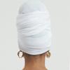 corciova White Long Soft Head Wrap Turban Headband for Black Women Two Way Stretch Fashion African Head Covering Jersey Hijab Scarf view 4