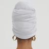corciova Very Light Gray Long Soft Head Wrap Turban Headband for Black Women Two Way Stretch Fashion African Head Covering Jersey Hijab Scarf view 4