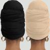 corciova Black Wheat 2 Pcs Long Soft Head Wrap Turban Headband for Black Women Two Way Stretch Fashion African Head Covering Jersey Hijab Scarf view 4