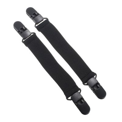 2Pcs Elastic Boot Straps Riding Pant Ends Clips Stirrups Jod Clips Elastic Motorcycle Bicycle Biker Leg Strap