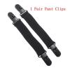 2Pcs Elastic Boot Straps Riding Pant Ends Clips Stirrups Jod Clips Elastic Motorcycle Bicycle Biker Leg Strap view 2
