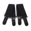 2Pcs Elastic Boot Straps Riding Pant Ends Clips Stirrups Jod Clips Elastic Motorcycle Bicycle Biker Leg Strap view 3