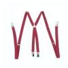 1.5cm Width Metal X Back Suspensorio Classic 4 Clips High Elastic Business Solid Men Pant Suspenders Brace Father (Color : 6, Size : 100 * 1.5cm) view 2
