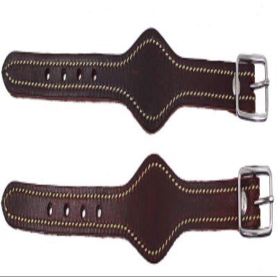 CHALLENGER Horse Western Saddle Fender Replacement Contoured Hobble Strap Latigo 52HS01LT
