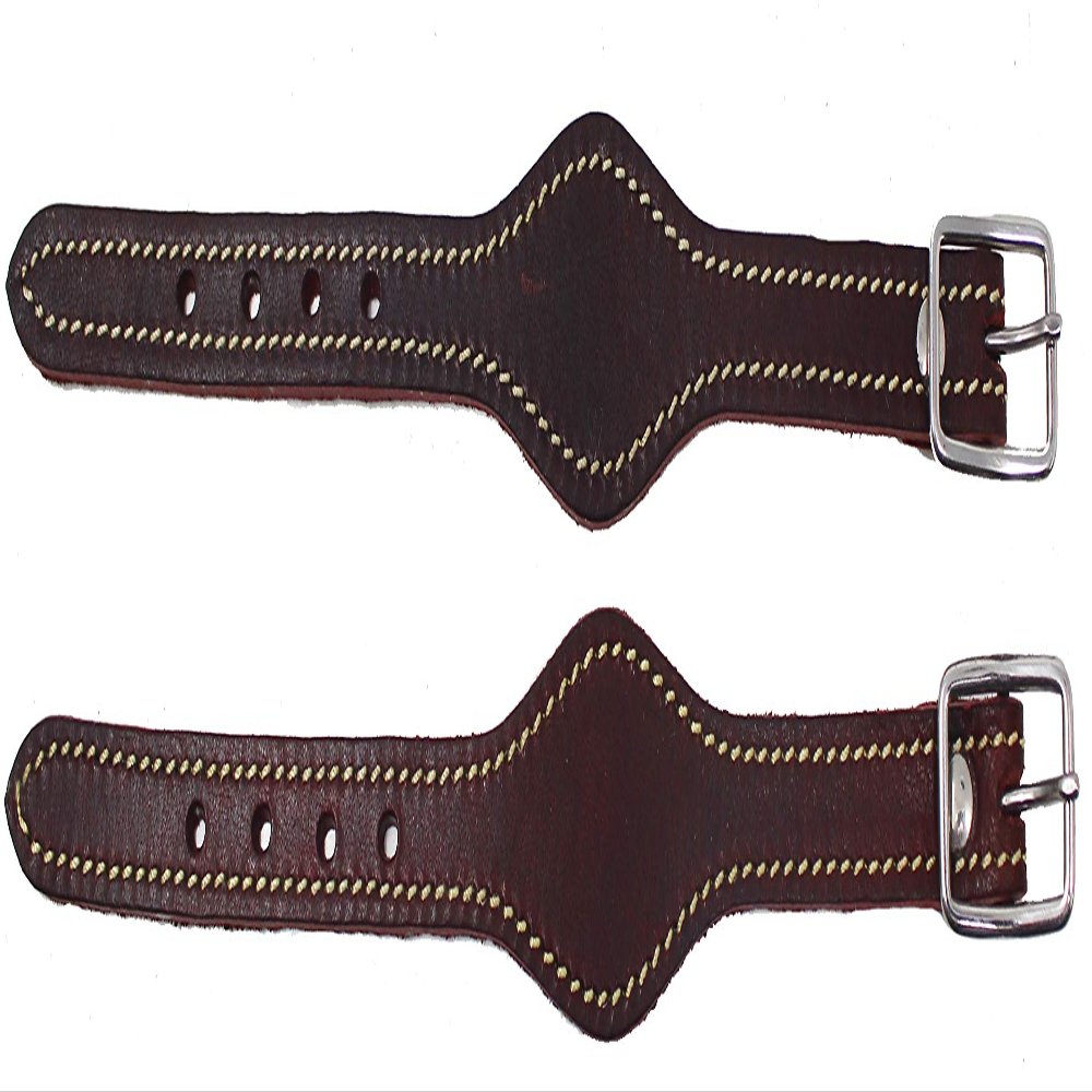CHALLENGER Horse Western Saddle Fender Replacement Contoured Hobble Strap Latigo 52HS01LT