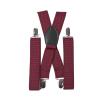 Men's Shirt Suspenders for Trousers Pants Holder Braces Wedding Suspender Straps 35mm Elastic Strong Metal Clips Print (Color : 2, Size : 115cm) view 1