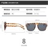 WANGOLK Square Sunglasses Women Vintage Women's Sun Glasses transparent Hip hop Female Glasses Men UV400,7,One size view 3