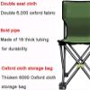Camping Chair Outdoor Chair Foldable Chair Portable Camping Chair Lightweight Folding Fishing Chairs Outdoor Leisure Seat Bearing 150kg Capacity Hiking Balcony Folding Camping Chair ( Color : Green , view 3
