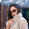 FEISEDY Retro Trendy Rectangle Sunglasses Women Men Vintage 90s Small Narrow Square Sunglasses B2322 view 2