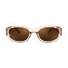 FEISEDY Retro Trendy Rectangle Sunglasses Women Men Vintage 90s Small Narrow Square Sunglasses B2322 view 3