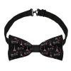 Paris Romantic Eiffel Tower Men's Bow Tie Funny Pre-Tied Adjustable Bowties for Wedding Party view 4
