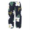 Agoky Little Kids Bohemian Beach Pants Girls Yoga Trousers Boys Baggy Boho Harem Pants Elastic Waist Hawaii Pants Activewear Type A 5-6 Years view 1