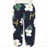 Agoky Little Kids Bohemian Beach Pants Girls Yoga Trousers Boys Baggy Boho Harem Pants Elastic Waist Hawaii Pants Activewear Type A 5-6 Years view 4