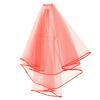 Beaupretty Double Layer Satin Short Bridal Veil with Comb Lightweight Wedding Veil for Bridal Party Photo Shoot Special Occasion view 1