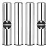 NovelBee 4pcs Stainless Steel Clamp on Fishing Rod Holders with Black Rubber Insert for Rails 7/8" to 1" view 3