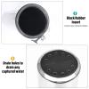 NovelBee 4pcs Stainless Steel Clamp on Fishing Rod Holders with Black Rubber Insert for Rails 7/8" to 1" view 4