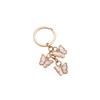 1~3 Pcs Butterfly Charms Keychain Cute Acrylic Crystal Butterfly Chain Tassel Keyring Purse Bag Accessories(Pink) view 1