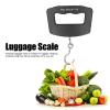 50kg Digital Hanging Scale, Unit Conversion Electronic Hook Scale with LCD Display, Large Rubber Handle, Hanging Scale Fishing Accessories for Men, Sutiable for Shopping, Fishing, Household view 3