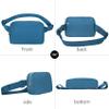 jealkip Fanny Pack with Strap Extension for Women and Men Crossbody Bag Belt Bag Bum Bag with Adjustable Strap for Hiking Workout Sports Travel Gifts for Teen Girl Blue view 2