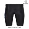 KANAV Men's Swim Jammers Athletic Swimsuit Compression Swimwear Bathing Swimming Shorts Endurance Long Racing Training Black/Blue view 3