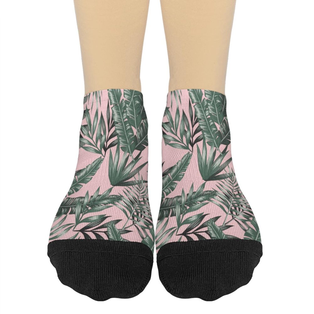 Funny Socks Banana leaf Sock shadow Cotton Socks for Men Dress Womens Socks