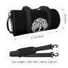 Celtic Tree of Life Gym Bag Round Large Capacity Foldable Duffel Bag view 4