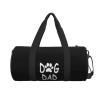 Dog Dad Sports Gym Bag Round Large Capacity Foldable Duffel Bag view 2