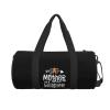 Leukemia Awareness Orange Ribbon Luggage Bags Round Large Capacity Foldable Duffel Bag view 2