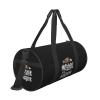 Leukemia Awareness Orange Ribbon Luggage Bags Round Large Capacity Foldable Duffel Bag view 3