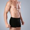 POCHY Men Pants 3/6-Packs Magnetic Therapy Health Care Underwear Elastic Tourmaline Panties Enlargement Boxer Briefs (Color : 3pcs-Black, Size : 3X-Large) view 2