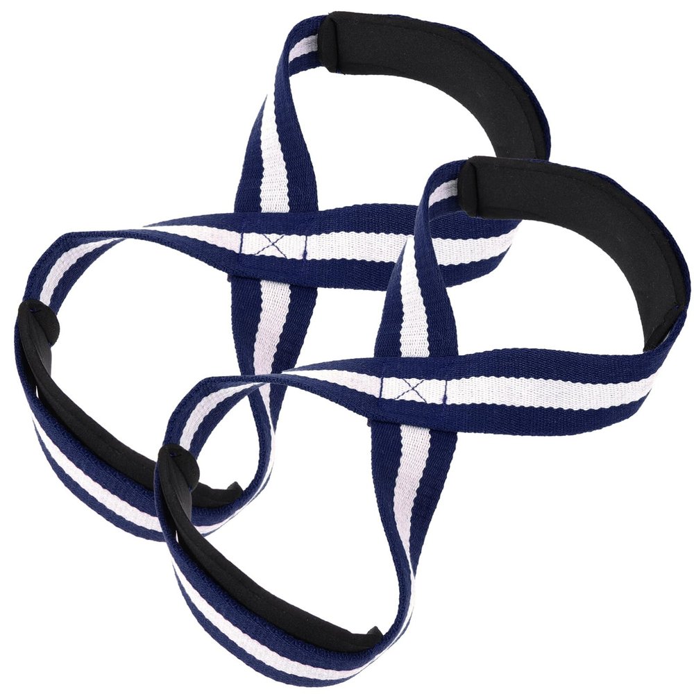 Toddmomy Figure 8 Lifting Belt Weight Lifting Straps Deadlift Fitness Comfortable Wrist Straps