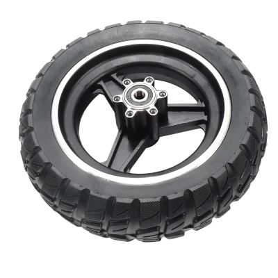 10x2.70-6.5 Solid Tire, 10 Inch Electric Scooter Solid Wheel Puncture-Proof Tire Replacement for Evercross H5 70/65-6.5 Electric Scooter Super-Grip Replacement Wheel
