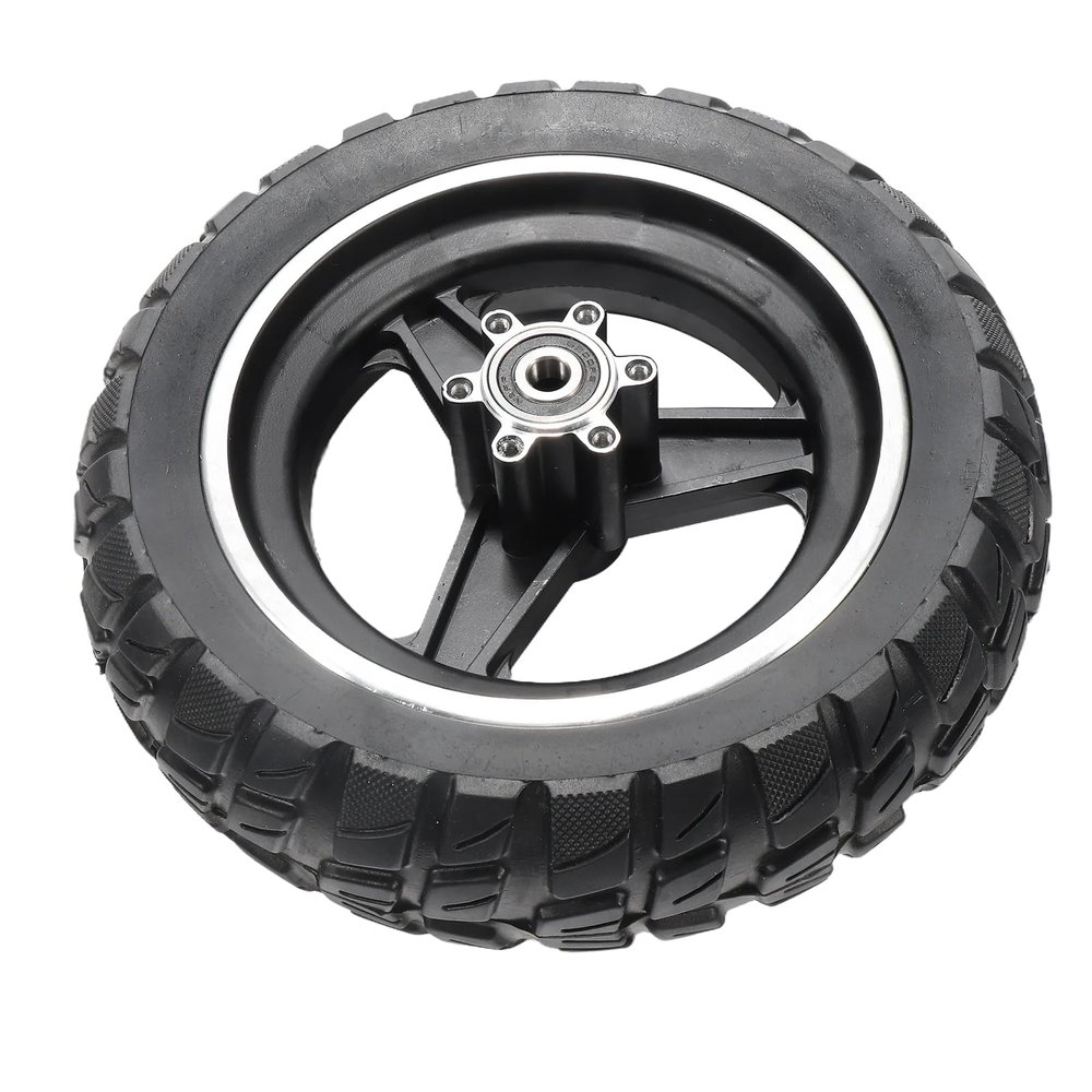 10x2.70-6.5 Solid Tire, 10 Inch Electric Scooter Solid Wheel Puncture-Proof Tire Replacement for Evercross H5 70/65-6.5 Electric Scooter Super-Grip Replacement Wheel