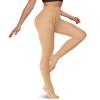 Vertvie Women's Fleece-Lined Thermal Leggings  High Waist Thick Warm Winter Tights, Stretchy Comfy & Tummy Control(80g-No Fleece,Nude,Small-Medium) view 1
