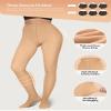 Vertvie Women's Fleece-Lined Thermal Leggings  High Waist Thick Warm Winter Tights, Stretchy Comfy & Tummy Control(80g-No Fleece,Nude,Small-Medium) view 2