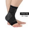 Ellylian Ankle Support Adjustable Stand Kickstand Ankle Warmers Tendonitis Foot Brace Ankle Strap Ankle Strain Brace Ankle Wrap Guard Brace Sports Ankle Brace Fasciitis Men and Women, Black view 2