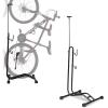 RUYICZB Upright Bike Stand - Premium Vertical & Horizontal Adjustable Bicycle Floor Parking Rack Stand - Safe & Stable for MTB Road Bikes Indoor Bike Storage - for Wheels Width Max to 2.5'' view 1
