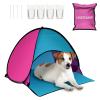 HACRAHO Beach Sun Shelter, 1 Pack Automatic Instant Beach Tent Waterproof Beach Tent Sun Shelter for Outdoor Camping Picnic, Pink view 1