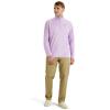SG Edge Mens UPF 50+ Rash Guard 1/4 Zip Up Swim Shirt Long Sleeve Moisture Wicking Quick Dry Lightweight Fishing Running Hiking, Lavender Frost, X-Large view 3
