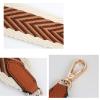 Ethnic Wind Wide Shoulder Straps for Women Striped Canvas Bag Straps Versatile Crossbody Bag Replacement Belt Purse Straps (Color : #07, Size : Length 39.3inch) view 4