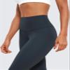 CRZ YOGA Butterluxe High Waisted Capris Workout Leggings for Women 21'' - Lounge Buttery Soft Yoga Pants True Navy Large view 4