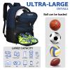 LARIPOP Soccer Backpack,Soccer Bag with Ball Holder and Shoe Compartment,Sports Equipment Training Bags Fits Basketball Football Volleyball and Accessories view 4
