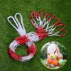 Ellylian Portable Large Ball Pocket Bold Volleyball Football Stitching And Mesh Net Bag Basketball Sports White Red Outdoor Tools view 3