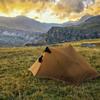 3FULGEAR Backpacking Tent - Lanshan 2, Ultralight, Waterproof, Lightweight, Triangle Cabin Design 4 Seasons - Ideal for Camping, Hiking, and Survival (2P Khaki 4 Season) view 2