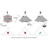 3FULGEAR Backpacking Tent - Lanshan 2, Ultralight, Waterproof, Lightweight, Triangle Cabin Design 4 Seasons - Ideal for Camping, Hiking, and Survival (2P Khaki 4 Season) view 4