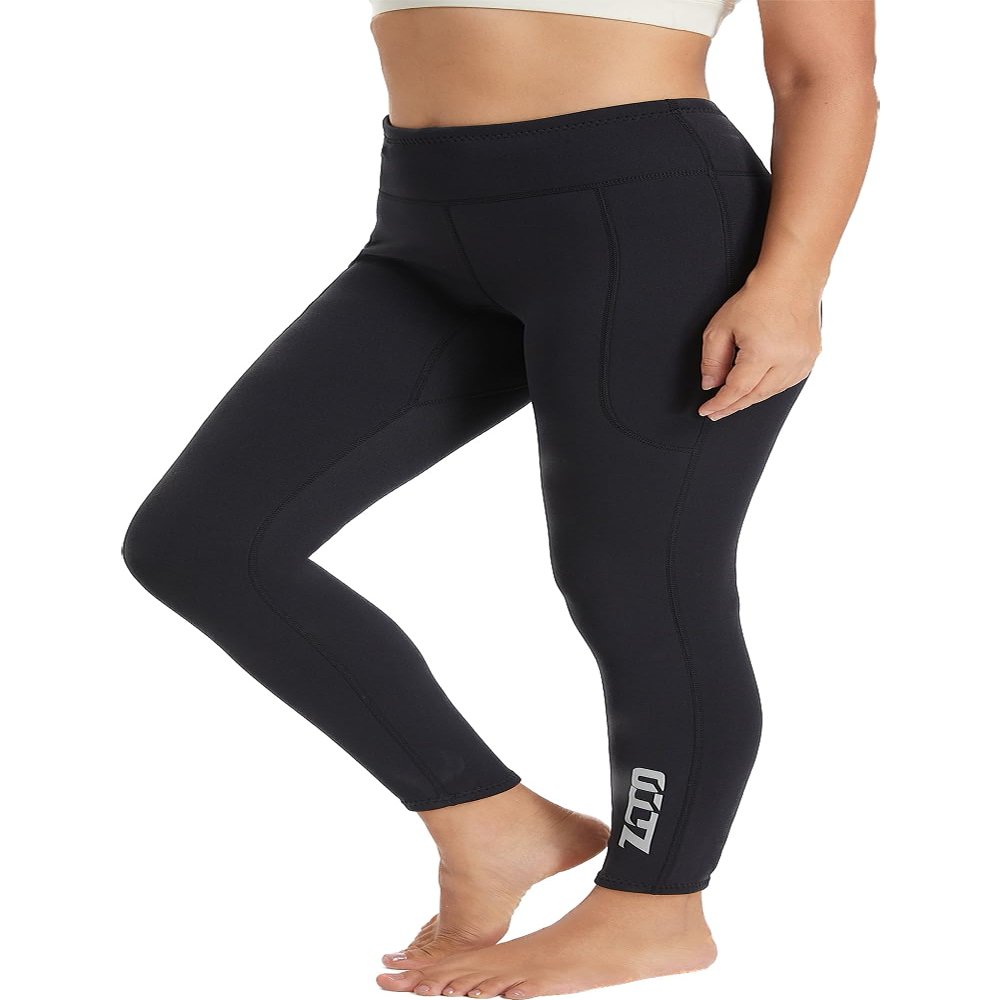 ZCCO Wetsuit Pants Men Women 2mm Neoprene Long Pants Keep Warm for Swimming Surfing Snorkeling Diving Boating Scuba(Women 2XL)