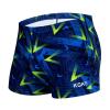 KGKE Mens-Swim-Jammers Athletic-Swimwear Quick-Dry-Shorts Durable-Team-Swimsuits - Drawstring Competition Swimming UPF50+ (Geometric Blue,XL) view 1